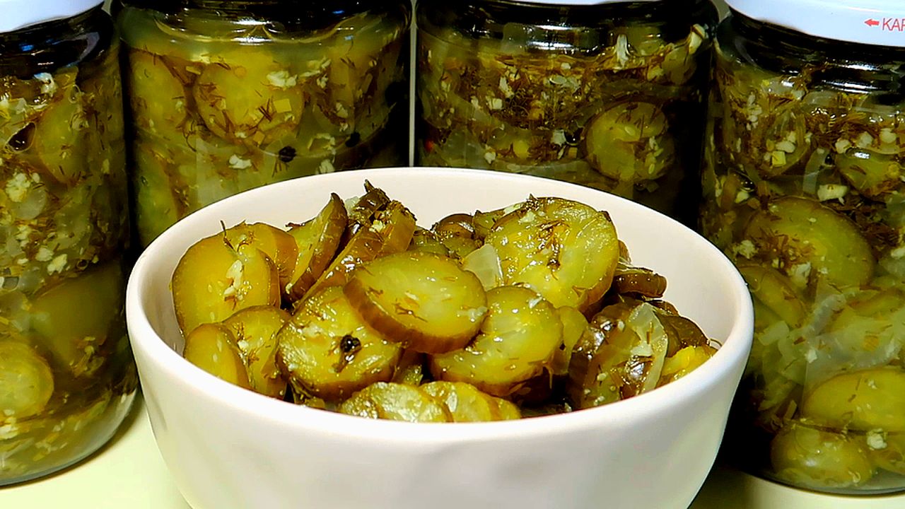 Хрустящие огурцы на зиму ! Самый вкусный рецепт. Готовит Ольга Ким смотреть онлайн