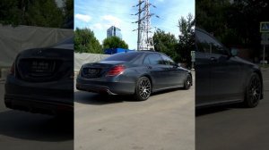 Тюнинг выхлопа на Mercedes S500 W222 4.7L