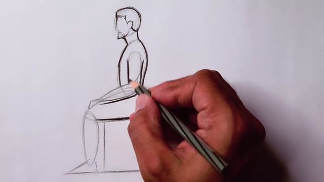 How To Draw Human Figure Drawing Sitting Pose Sketching For Beginners Drawing Art Techniques  Basic