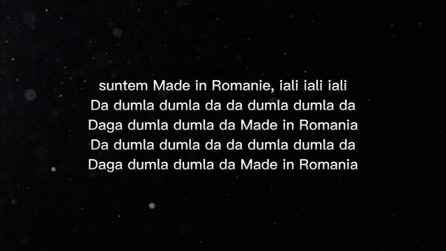 Ionut Cercel - Made In Romania Lyrics | Tiktok Song