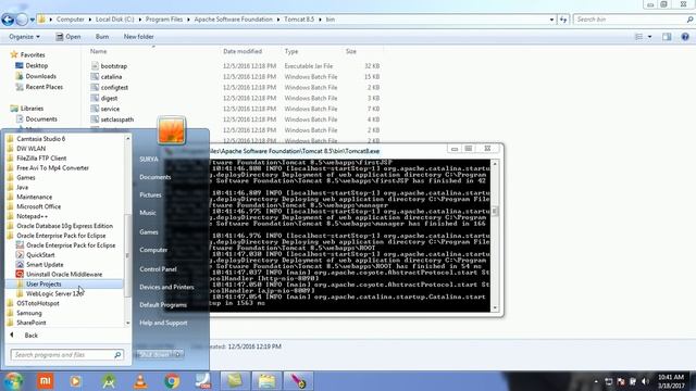 Creating and Running First Jsp Program Using Notepad and Running It on Apache and Weblogic Server смотреть онлайн