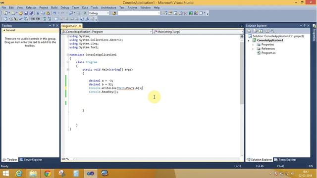 Max , Pow, Abs Method of Math class in c# смотреть онлайн