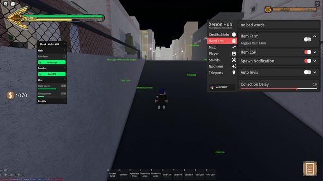 ROBLOX | Your Bizarre Adventure / YBA Script GUI | Item Farm | Anti TS + More| *PASTEBIN 2022* смотреть онлайн