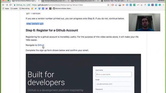 Setting up your Mac computer for Python Web Scraping смотреть онлайн