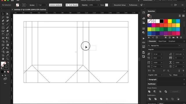 How to Paper Bag Template Design in Adobe Illustrator смотреть онлайн