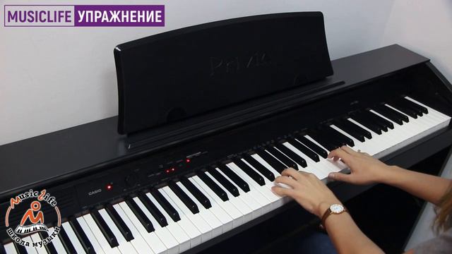 Упражнение для начинающих (Ш. Ганона) смотреть онлайн