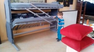 Диван трансформер двухъярусная кровать