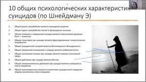 4  10 общихпсихологических характеристик суицидов