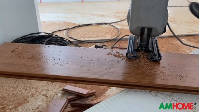 SOLID MERBAU PREFINISHED FLOORING INSTALLATION смотреть онлайн