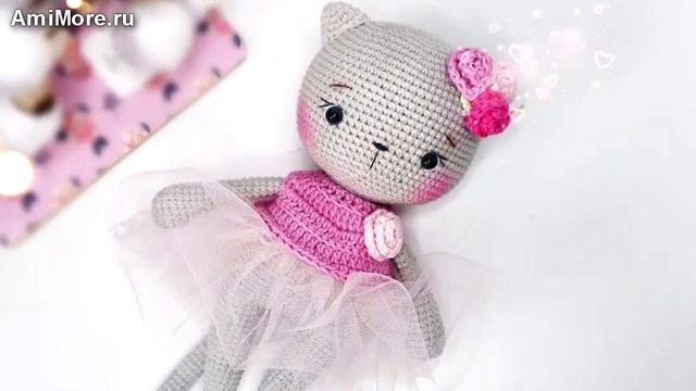 Амигуруми: схема Мартовская кошечка. Игрушки вязаные крючком - Free crochet patterns. смотреть онлайн