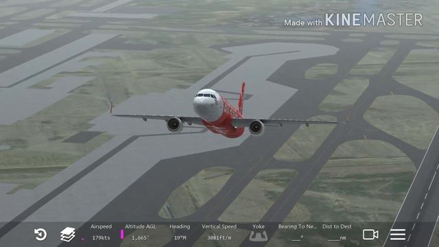 Air Asia takeoff and stalled(Crash) смотреть онлайн