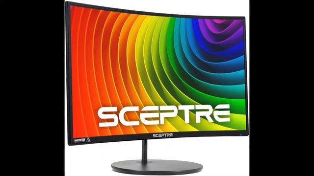 Sceptre Curved 27" 75Hz LED Monitor HDMI VGA Build-In Speakers, смотреть онлайн