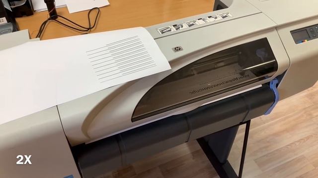 Работа Плоттера HP DesignJet 510 смотреть онлайн