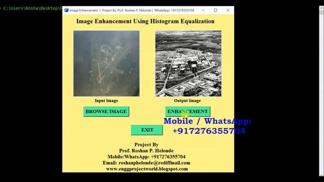 Image Enhancement Using Histogram Equalization Python Project With Source Code смотреть онлайн