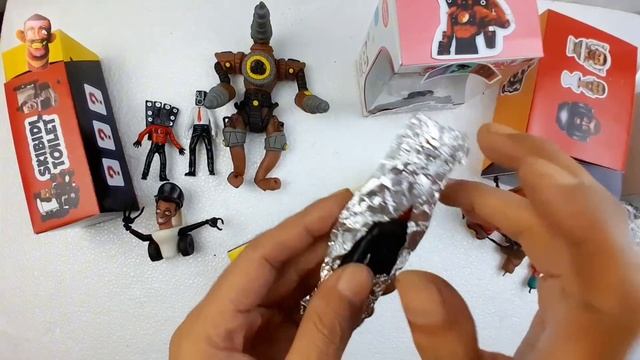 DIY Unboxing NEW TITAN DRILL MAN vs HUGGY TOILET, skibidi speaker,camera, tvman clay | satisfying смотреть онлайн