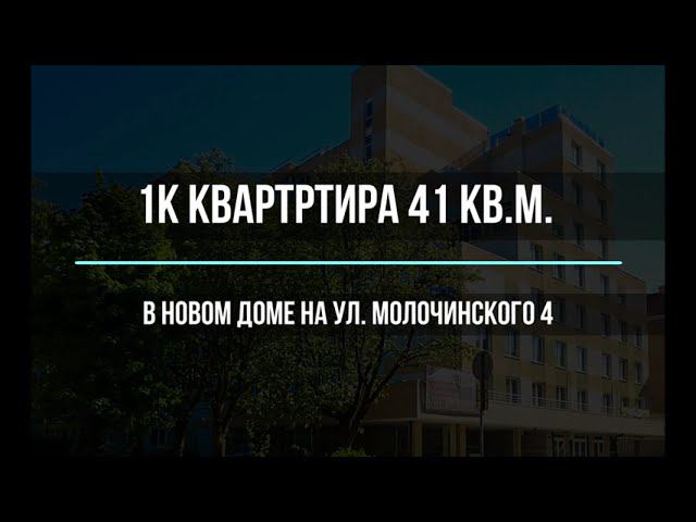 1-к. квартира, 41 м², 8/8 эт. ул. Молочинского 4 смотреть онлайн