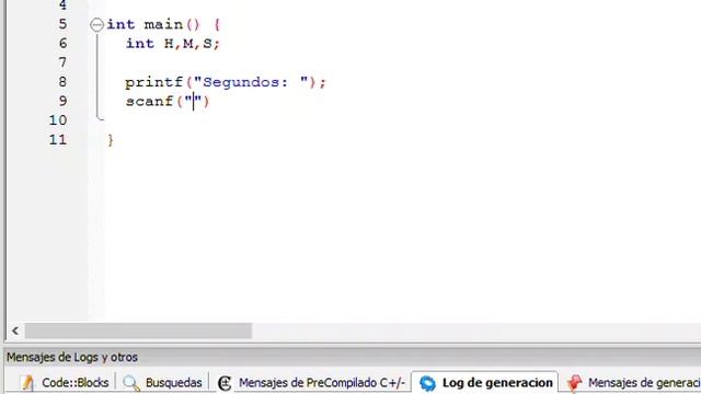 Lenguaje C (Convertir Segundos a HH MM SS) смотреть онлайн