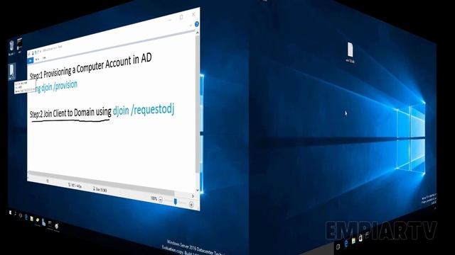 Perform an Offline Domain Join in windows 10 смотреть онлайн