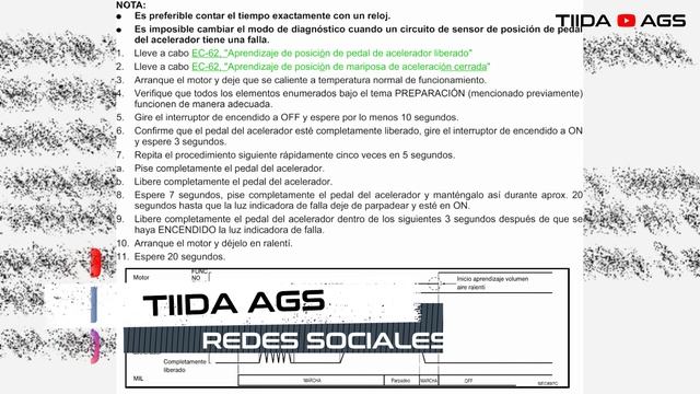 Programar cuerpo de aceleración nissan sin escáner. смотреть онлайн