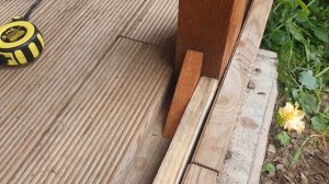 Обрешетка террасы из реек. Шпалера. Дачные заметки