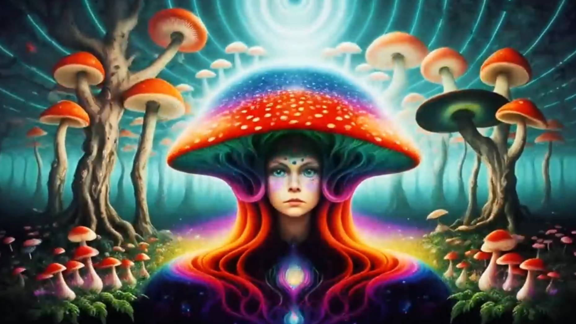 Psytrance Mushroom Trip / Trippy Animation�� Psychedelic Trance mix 2024 смотреть онлайн