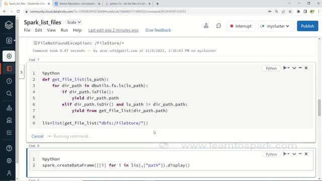 Apache Spark List Files Faster and Load into Spark DataFrame смотреть онлайн