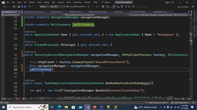 Blazor Azure AD Multitenancy Part 2:Eliminating The Use Of HttpContext смотреть онлайн