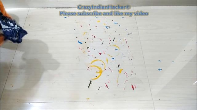 How to Clean Paint Marks on Floor || How to Remove Paint Spill's on Floor Tiles at Home смотреть онлайн