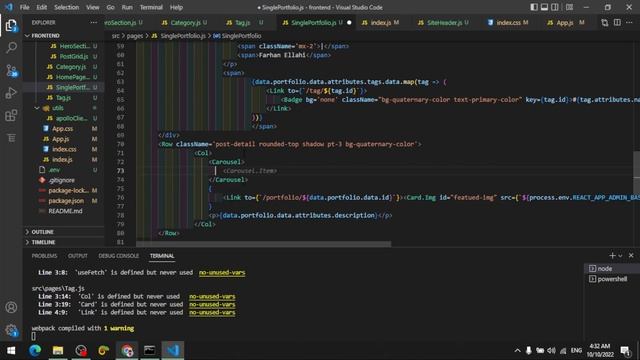 Strapi+GraphQL & ReactJS Crash Course - Lec #10 - Single Page Design смотреть онлайн