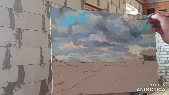 пишем небо. этюд смотреть онлайн