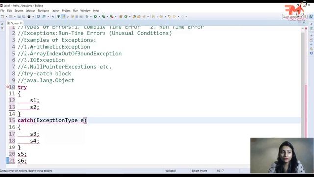 #47 Exception Handling in Java| Try-Catch Block in Java | Examples| CORE JAVA смотреть онлайн