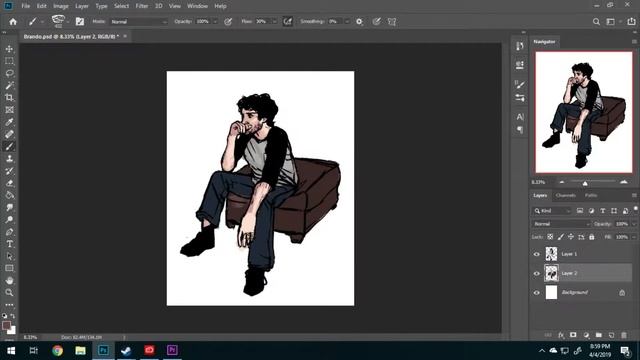 Brandon - Photoshop Speed Paint смотреть онлайн