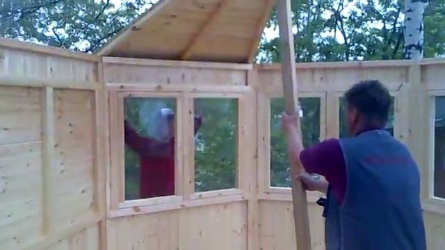 видеопособие по сборке финской беседки VILLA ALBATROS15 смотреть онлайн