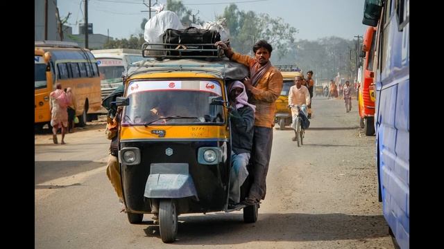 One Hour Sounds of Mumbai, Ambience 3D City Traffic Noises of Downtown HD смотреть онлайн