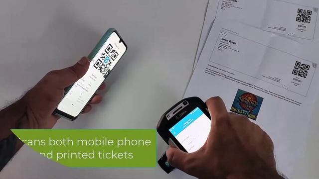 How to scan tickets with a Symbol/Zebra laser scanner смотреть онлайн