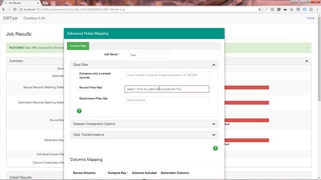 Filter input data volume by sql or random number of keys смотреть онлайн