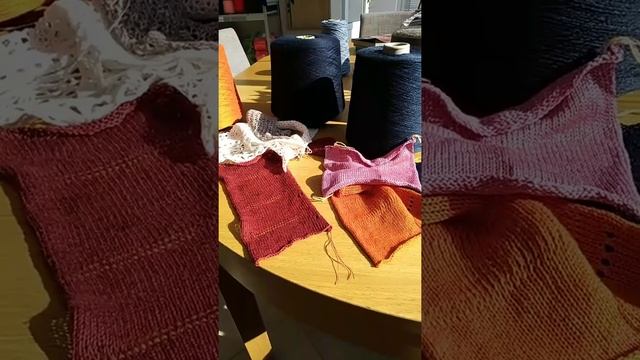 Вяжем лен, комбинируем. Стирка вязаных изделий. смотреть онлайн