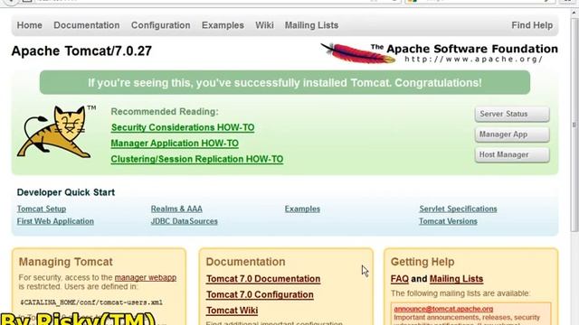 How to install apache tomcat 7 - normal use or service use on WINDOWS смотреть онлайн