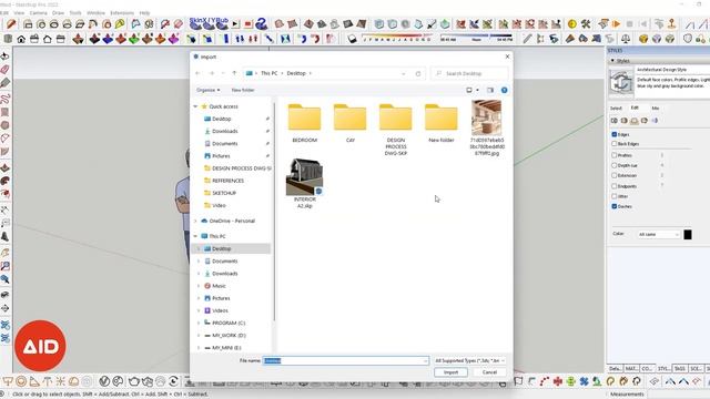 03_DESIGN PROCESS DWG-SKP | PART 01 _ IMPORT AUTOCAD TO SKETCHUP смотреть онлайн