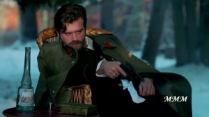 Белые на синем