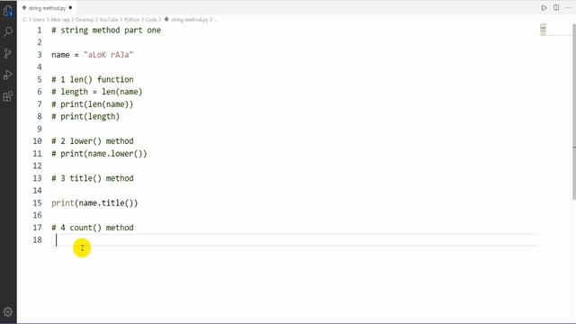 STRING METHOD : |Lower Method | Upper Method | Title Metod |PYTHON TUTORIAL-14 смотреть онлайн