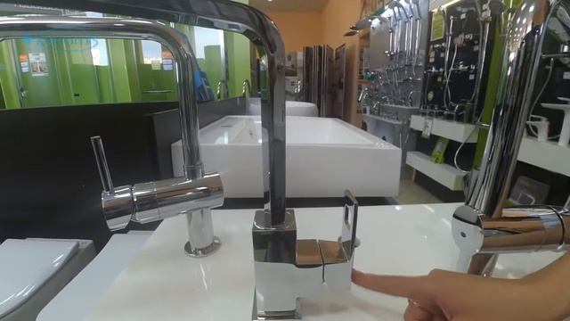 Непревзойденная функциональность смесителя для кухни #Grohe Eurocube (31255000)