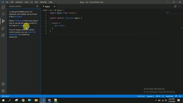 Environment Setup for React Project смотреть онлайн