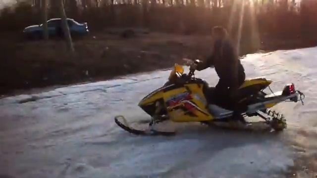 на снегоходе по воде архангельск