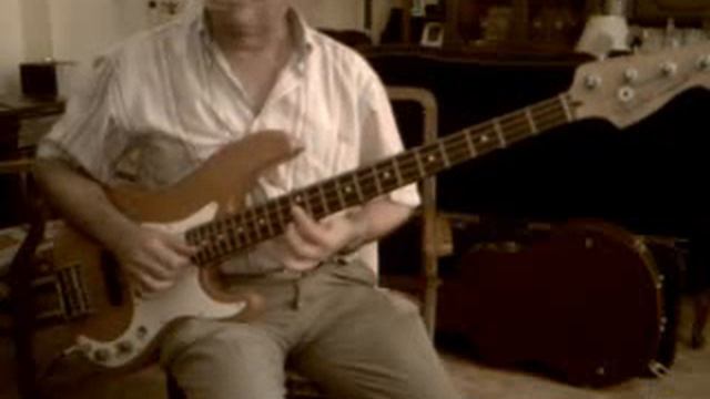 Lace Sensor J silver pickup on Fender Precision Bass Plus смотреть онлайн