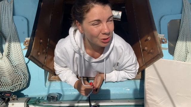 Путешествие в Нормандию. Ночевка на лодке. Etretat/Fecamp