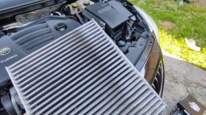 Buick Regal ( Opel insignia) замена фильтра салона ( 2.0 турбо бензин )