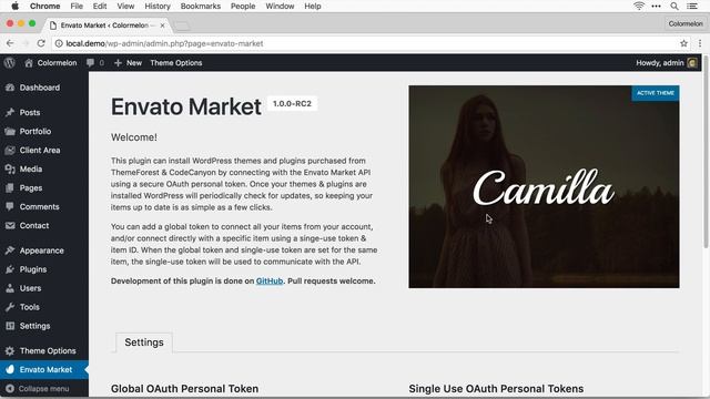 How to install and setup Envato Market plugin for WordPress смотреть онлайн