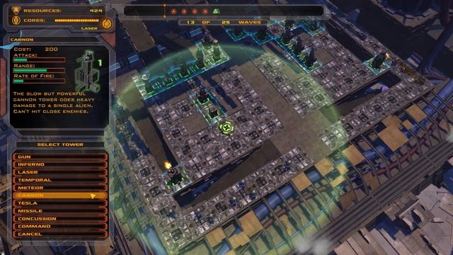 КАРТА TURNABAUT С ПОЛНЫМ ЯДРОМ ? Defense Grid: The Awakening #9 смотреть онлайн