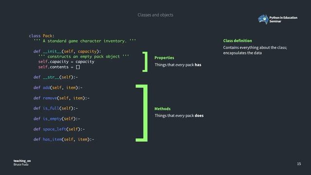 Teaching Object-Oriented Programming with Python смотреть онлайн